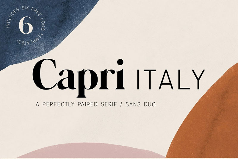 capri thank you font
