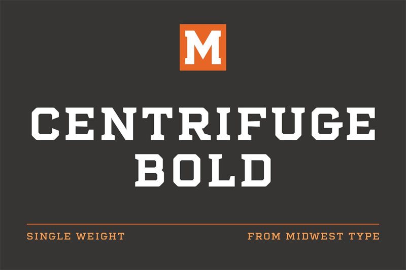 centrifuge bold bold font