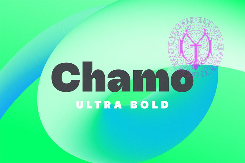 chamo ultra bold bold font