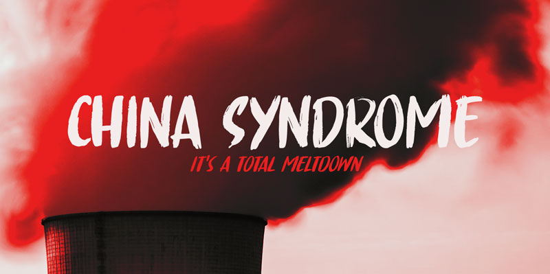 china syndrome bold font