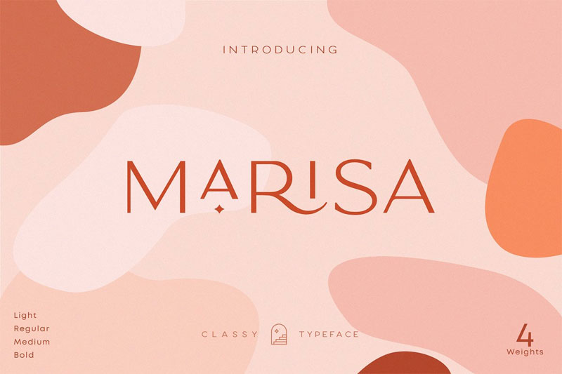 classy marisa elegant typeface thank you font
