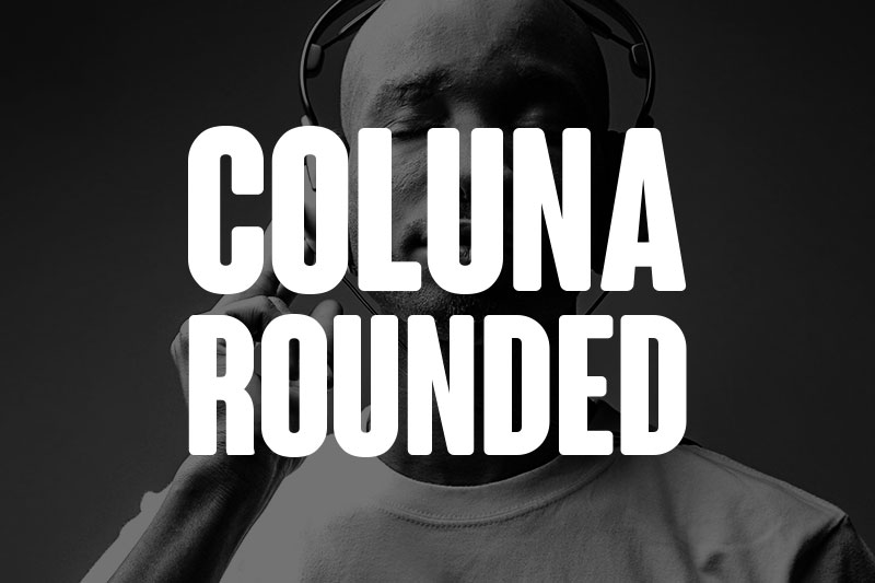 coluna rounded bold font