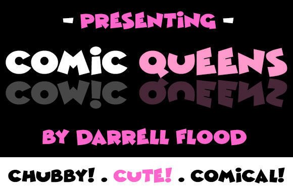 comic queens kindergarten font