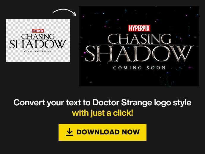 Convert Text to Doctor Strange Logo Style