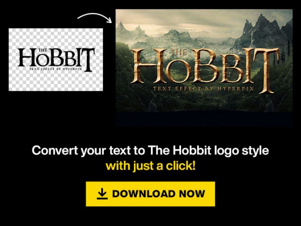 The Hobbit Font FREE Download + (PSD Style) | Hyperpix