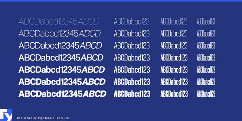 coolvetica bold font