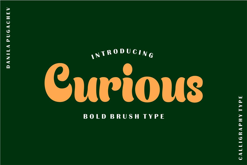 curious bold font