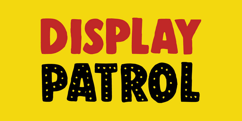 dk display patrol kindergarten font