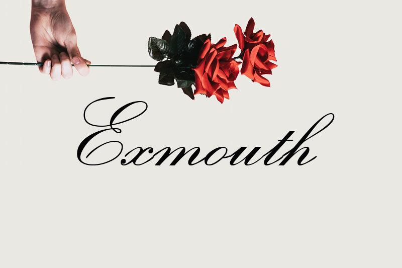 exmouth thank you font