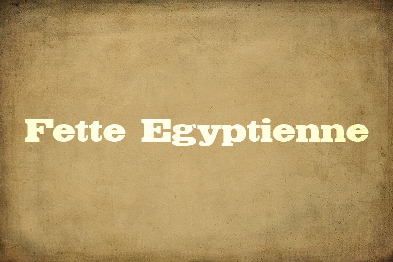 fette egyptienne bold font