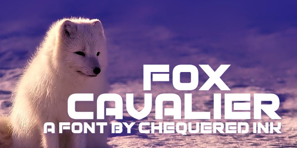 fox cavalier bold font