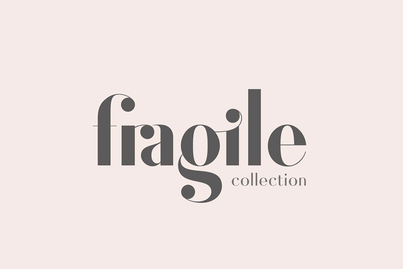 fragile collection thank you font