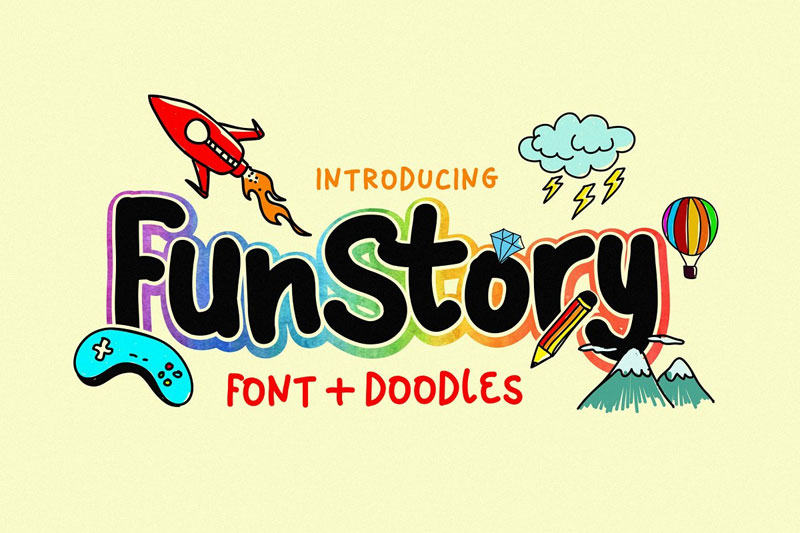 fun story kindergarten font