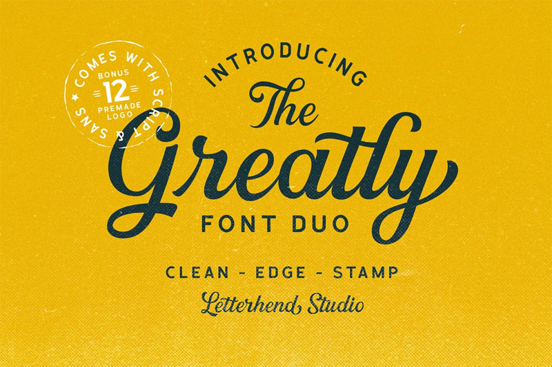 greatly thank you font