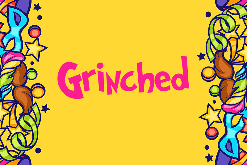 grinched kindergarten font