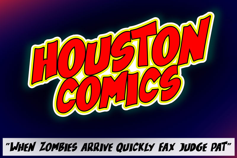 houston comics bold font