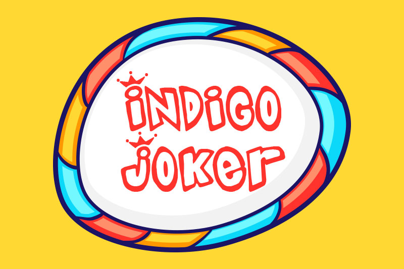 indigo joker kindergarten font