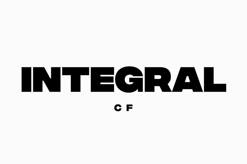 integral cf ultra bold titling bold font