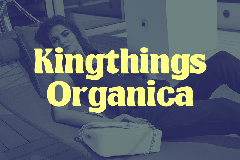 kingthings organica bold font