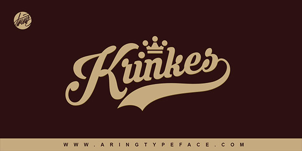 krinkes bold font