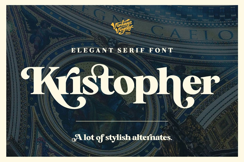 kristopher bold font