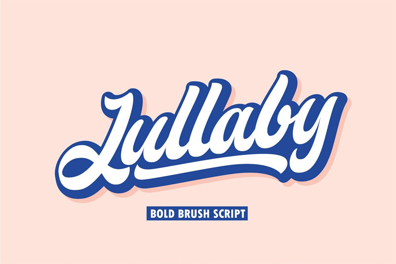 lullaby bold font