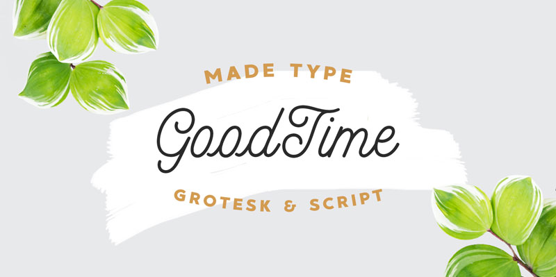 made goodtime grotesk bold font