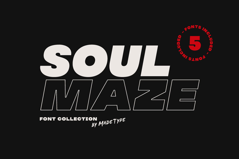 made soulmaze bold font