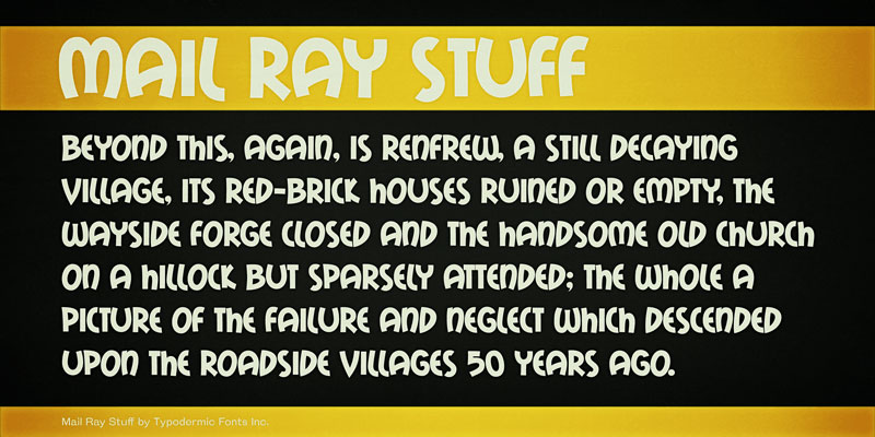 mail ray stuff kindergarten font
