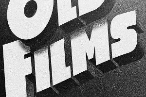 Old Movie Title Style Vol.2 PSD Text Effect