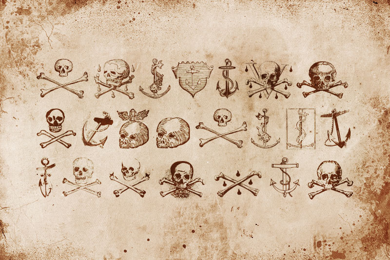 pirates two skeleton font