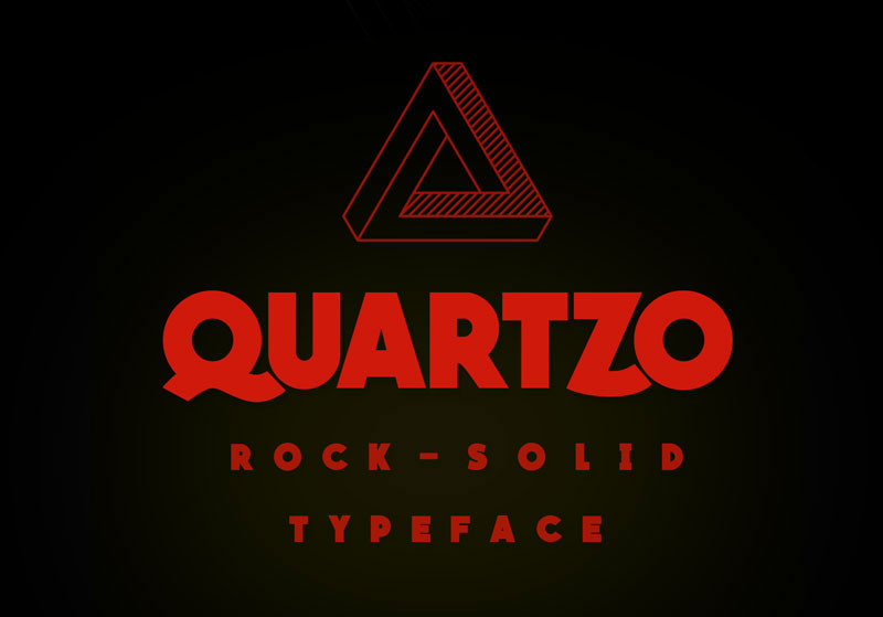 quartzo bold font