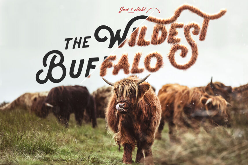 realistic fur photoshop styles actions generators