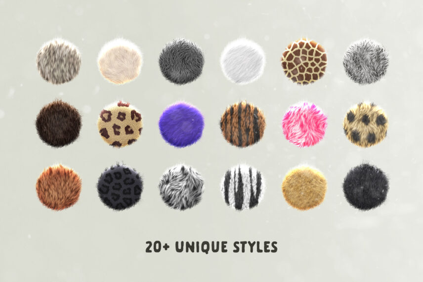 realistic fur photoshop styles actions generators
