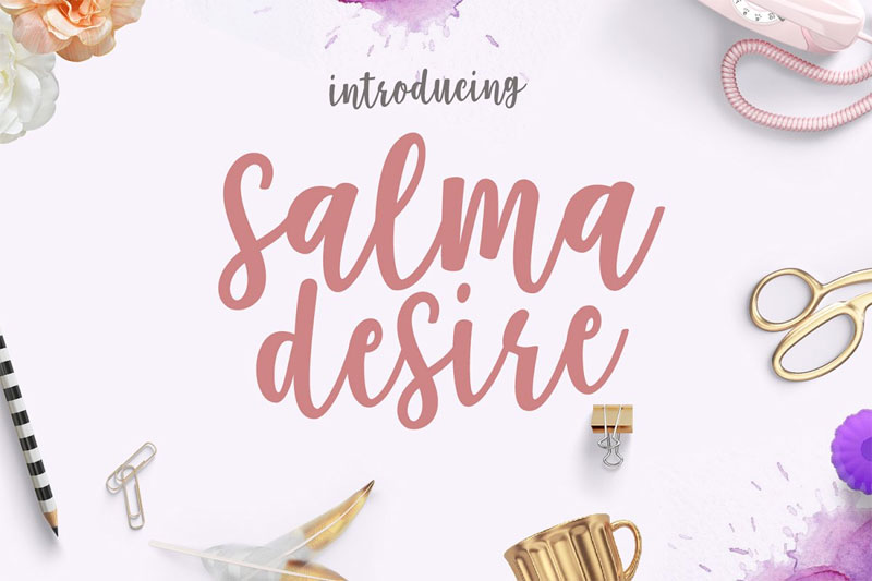 salma desire marker font