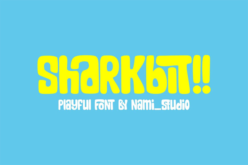 sharkbit kindergarten font