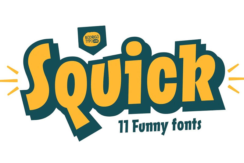 squick all family kindergarten font