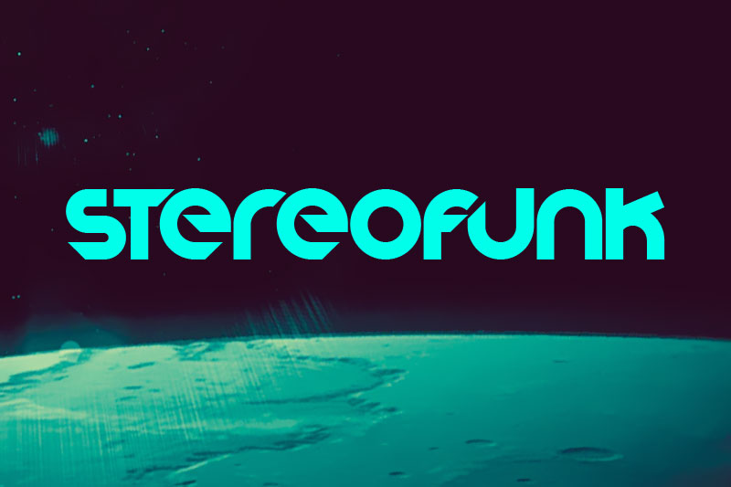 stereofunk bold font