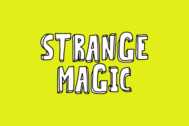 strange magic kindergarten font