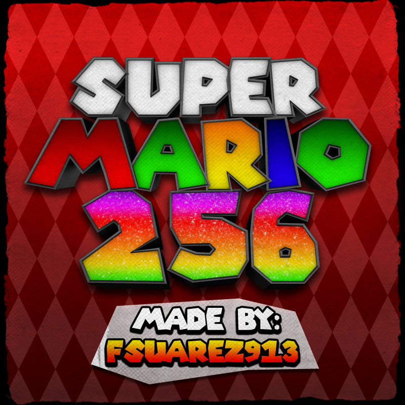 super mario 256 bold font