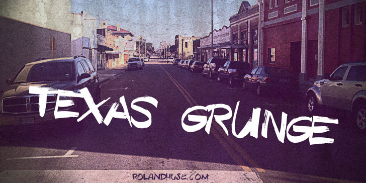 texas grunge demo marker font