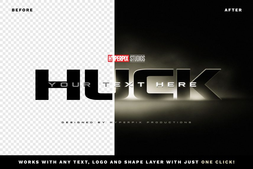 The Incredible Hulk Text Effect PSD Template