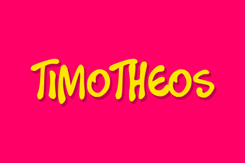 timotheos kindergarten font