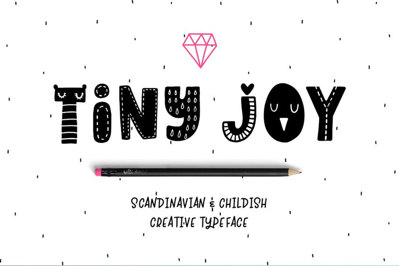 tiny joy kindergarten font