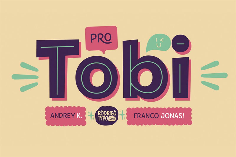 tobi pro family kindergarten font