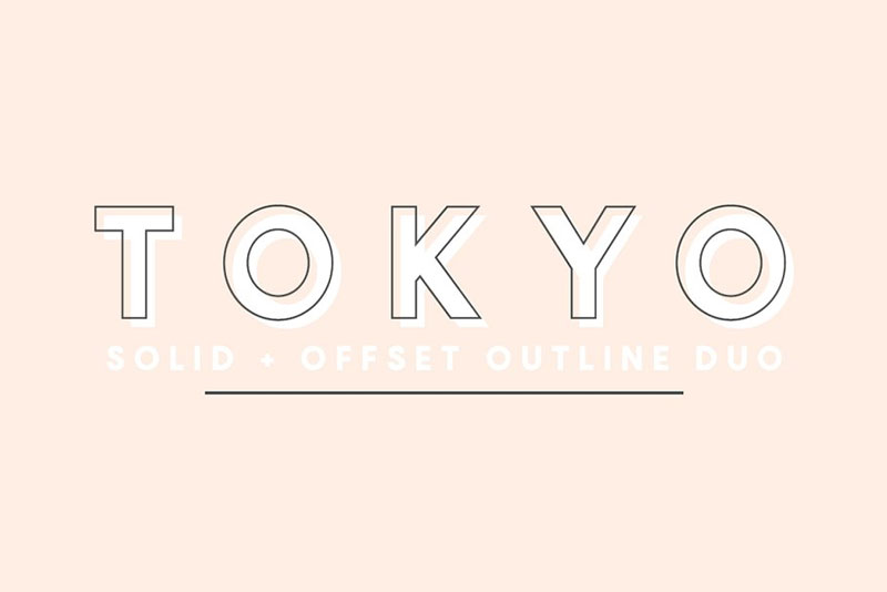 tokyo bold font