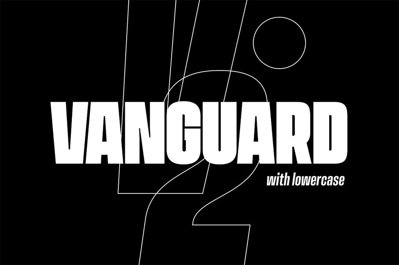 vanguard cf brilliant & bold sans bold font