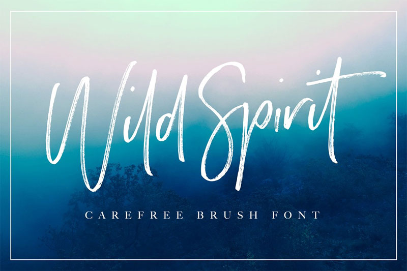 wild spirit marker font