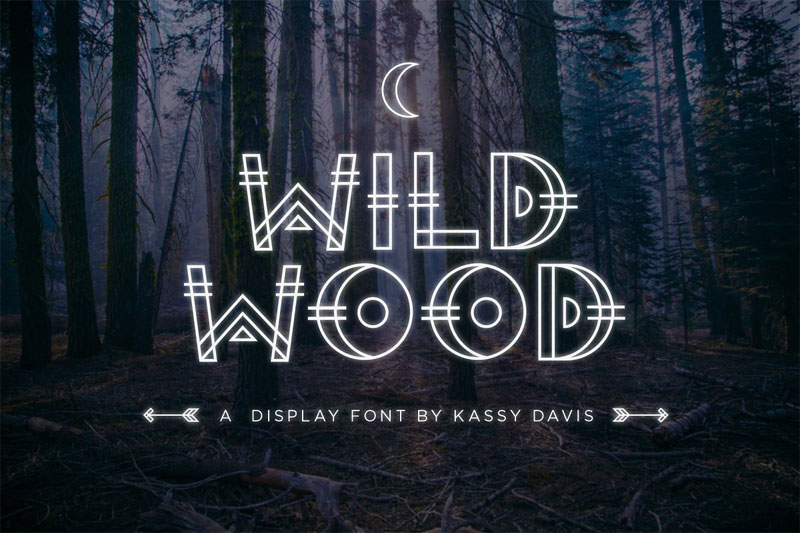 wild wood wood font