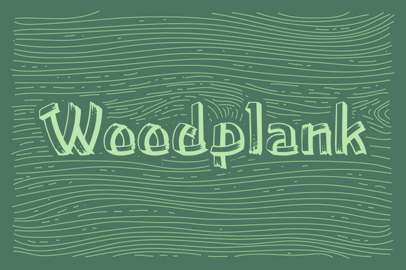 woodplank wood font